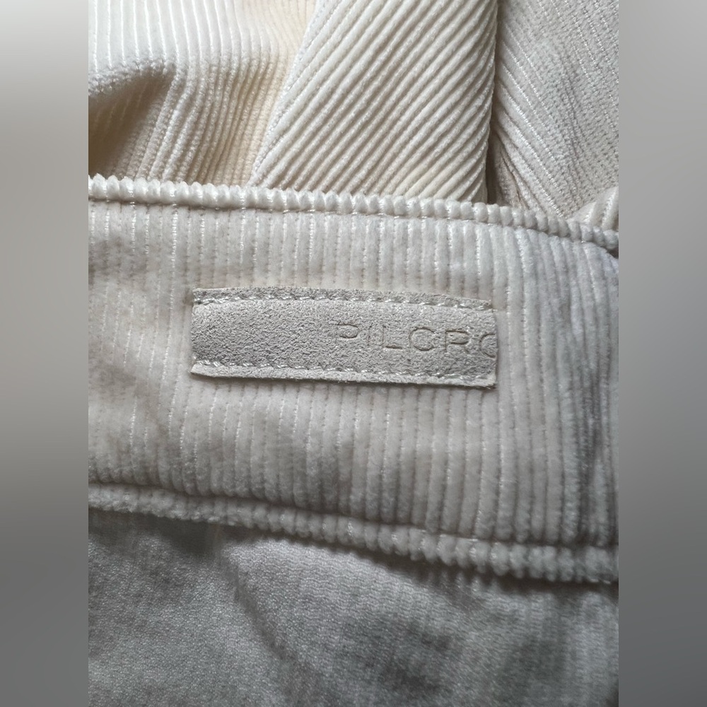 Anthropologie BOHO Pilcro Taiga The Wonderer Ivory Corduroy Pants, Sz 30, NWOT - Picture 13 of 13